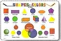 SHAPES & COLORS LEARNING PLACEMAT by Painless Learning