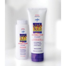 Medline Remedy Antifungal Powder and Cream - Antifungal Powder, 3 oz - Qty of 12 - Model MSC094603
