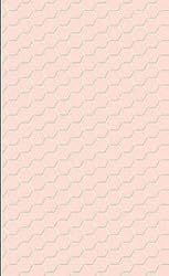 Small Hexagon Pink Tile Flooring Dollhouse Miniature