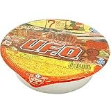 Japanese Nissin UFO ramen bowl