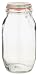 Kitchen Craft Deluxe Glass Preserving Jar, 2100 g (74 oz)