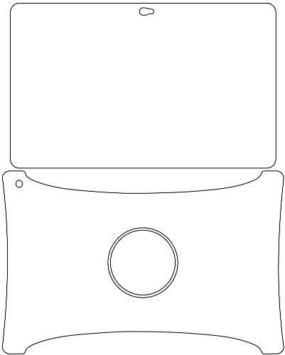 XtremeGUARD© FULL BODY Screen Protector (Ultra CLEAR) For FUHU NABI XD 10.1