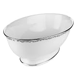 Lenox Coronet Platinum Bone China Open Vegetable Bowl