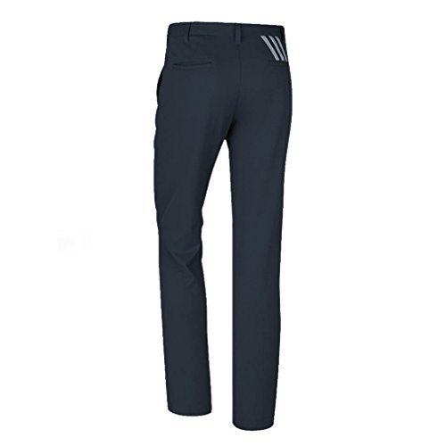 adidas Golf Men's Climalite 3-Stripes Pants, Mineral Blue/Stone, 34 x 32
