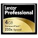 Lexar LCF4GBDRBNA233 4GB Professional 233x CompactFlash Card