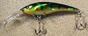 JLVLures JLV Lures Curved Minnow Freshwater Diver Emerald Shiner : Walleye Sauger Pike Bass Steelhead Crankbait Deep Troll Tantalizing Curve Body Wobble Kicking Rattle Rattling Trolling Casting Cast Treble Bronze Hook Darting Structure Fishing Gravel Bottom Rock Stump