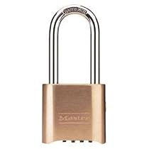 Master Lock 175DLH 2-Inch Set-Your-Own Solid Brass Padlock with 2-1/4-Inch Shackle