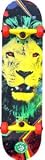 Speed Demons Lion Complete Skateboard - 7.7 Rasta