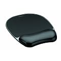 Fellowes Crystals Gel Mouse Pad / Wrist Support - Black