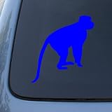BABOON MONKEY CHIMP - Vinyl Car Decal Sticker #1728 | Vinyl Color: Blue