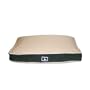 Pacific Coast Feather Bed Cover #3151 Tan with Green Faux Suede Gusset for 20" x 30" Rectangle Bed #3292