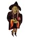 Sound Activated Life-Size Talking Flying Witch Prop Spirit Halloween