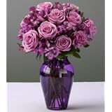 Rose- Deluxe Lavender Rose & Peruvian Lily