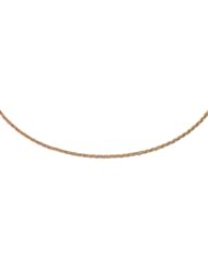14K Tri-Tone Gold Plaited Motif Multi Strand Mirror Spring Necklace