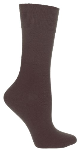 Ladies Brown Socks - Diabetic Socks