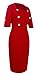 Homeyee® Women's Elegant Lapel Tunic Party Dress U753