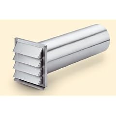 Mauerkasten E-Klima-E 150 mit Edelstahlrohr und Edelstahl - Au�enjalousie / Compair flow System 150
