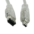 1394a FireWire 6-pin to 4-pin Cable - 1M