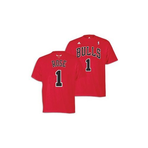 Adidas Chicago Bulls Derrick Rose NBA Player Tee - Men's - X-Large