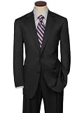 Black Slim Stripe Suit