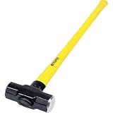 Truper Heavy-Duty Hammer - 12 lb. Sledge w/Fiberglass Handle