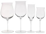 Metrokane Rabbit 4-Piece Wine Glass Sampler Set