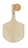 Pizzacraft PC0208 16 x 9 Personal Size Hardwood Pizza Peel