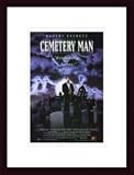 Cemetery Man by unknown 17.00X11.00 Framed with Black Wood Frame