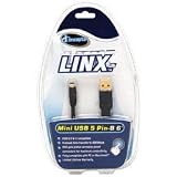 I-Concepts Linx Usb 5-Pin Mini B 6feet Cable 80mbps High Speed Data Transfer Double Shielding