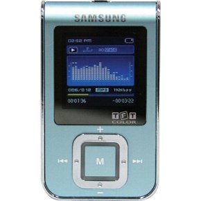 Samsung YP-T7JX 512 MB Digital Audio Player with FM Tuner Recorder