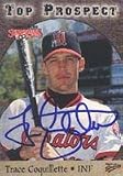 Trace Coquilette, Harrisburg Senators - Expos Affiliate, 1998 Multi-Ad Sports Eastern League Top Prospect Autographed Card