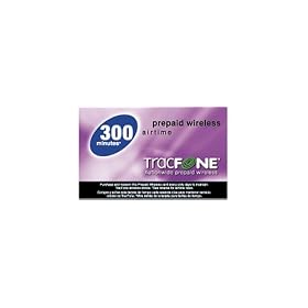 TracFone Prepaid Airtime Card, 300 Minutes for Tracfone Phones