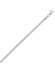 Sterling Silver 20 Inch 060 French Wheat Chain Necklace - 1.5mm Wide