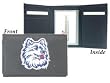 Connecticut Huskies Embroidered Leather Tri-Fold Wallet - COLLEGE ATHLETICS Sports Merchandise