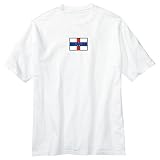 T-Shirt White  Flag Transfer Netherlands Antilles  State Country