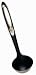 Kitchen & Housewares : Pedrini Black & Satin Nylon Ladle
