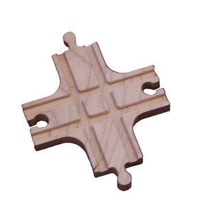 5-in M Wooden Train Track Cross Adapter Connector Fits Thomas Train Track