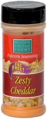 Wabash 77802 5 oz. Valley Farms Zesty Cheddar Cheese Popcorn Seasoning by Wabash