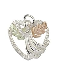 Black Hills Gold Sterling Silver Angel Pendant
