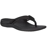 Orthaheel Women's Tide Thong Sandals (8, Black)