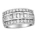 14kt. White Gold, 2 ct. tw. Diamond Anniversary Ring