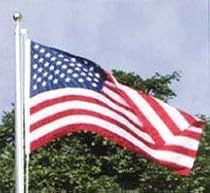 U.S. Nylon US Flag 3X5 ft - American Made - Embroidered Stars - SALE!