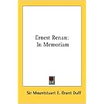 Ernest Renan: In Memoriam book cover
