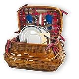 Picnic Time 301-21-401 Sandringham Picnic Basket 2-person