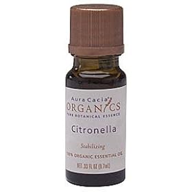 Aura Cacia Organics Essential Oil Organic Citronella .33 oz ( Multi-Pack) by Aura Cacia