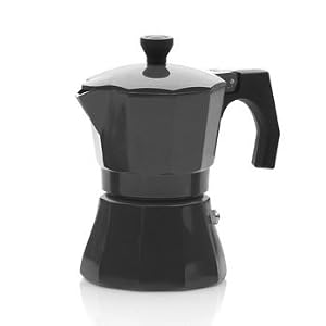 3 Cup Italian Style Stove Top Stovetop Coffee Espresso Maker Moka Pot Dark Grey Colour by 