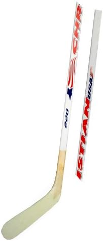 Christian Pro 220 Wood Ice Hockey Stick: Three Sizes & Three Curves (Junior, Left)