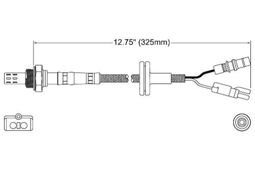 Walker 250-23069 Three Wire Oxygen Sensor