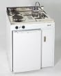 Avanti CK30-1 White Compact Kitchen w/ 3.8 Cu. Ft. Refrigerator