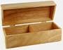 Double-File Wooden Recipe Box
